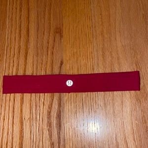 Red Lululemon headband